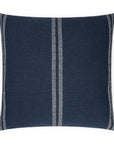 D.V. Kap Vendella Navy Global Navy Large Throw Pillow With Insert