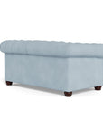 Uptown Sebastian Victoria Leather Chesterfield Loveseat