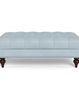 Victoria Leather Ottoman - Uptown Sebastian