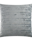 Wake Glacier Solid Textured Slate Blue Large Throw Pillow With Insert - Uptown Sebastian