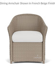 Weekend Retreat Dining Chair All Weather Wicker Lloyd Flanders - Uptown Sebastian
