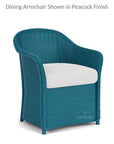 Weekend Retreat Dining Chair All Weather Wicker Lloyd Flanders - Uptown Sebastian