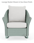 Lloyd Flanders Weekend Retreat Rocker Lounge Chair Set Table