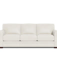 Wenton Mondern Leather Couch With Rolled Arms - Uptown Sebastian