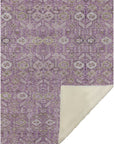 Bohemian Lavender Washable Indoor-Outdoor Rug