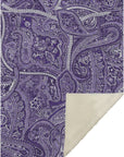 Woven Blocks Purple Washable Indoor-Outdoor Rug