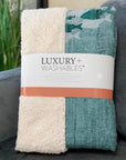 Nautical Teal Washable Indoor-Outdoor Rug