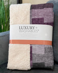 Flowing Harmony Red Washable Indoor-Outdoor Rug
