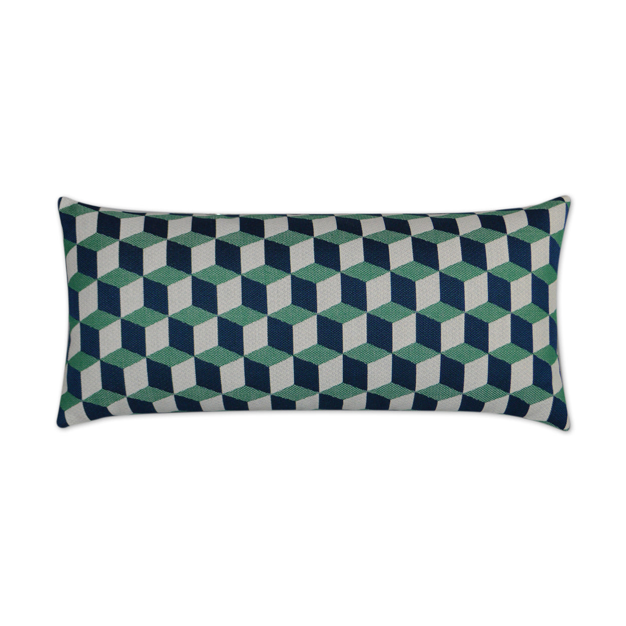 D.V. Kap Outdoor Puzzle Lumbar Pillow - Emerald