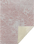 Fluid Drift Pink Washable Indoor-Outdoor Rug