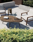 Berkeley Outdoor Couch Set With Tables