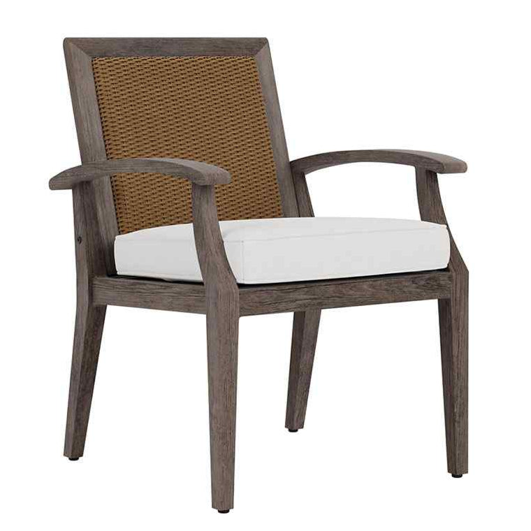 Lloyd Flanders Frontier Aluminum Outdoor Dining Armchair