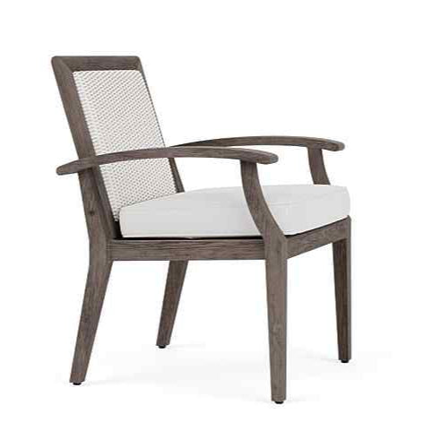 Lloyd Flanders Frontier Aluminum Outdoor Dining Armchair