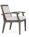 Lloyd Flanders Frontier Aluminum Outdoor Dining Armchair