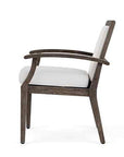 Lloyd Flanders Frontier Aluminum Outdoor Dining Armchair