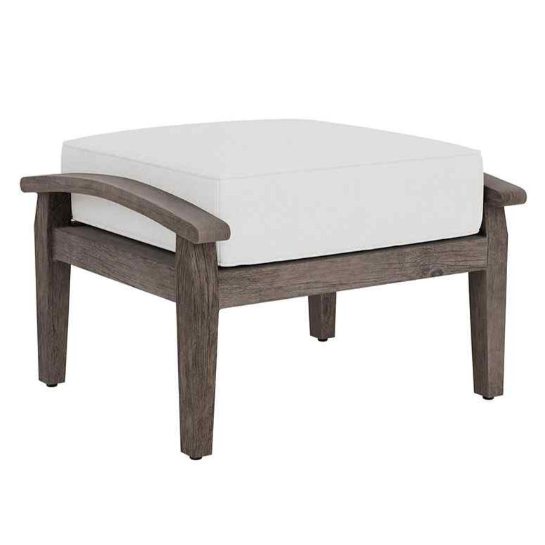 Lloyd Flanders Frontier Aluminum Outdoor Ottoman