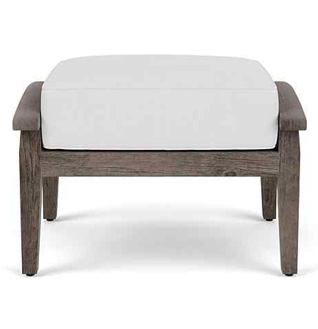 Lloyd Flanders Frontier Aluminum Outdoor Ottoman