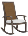 Frontier High Back Porch Outdoor Rocker-Outdoor Accent Chairs-Lloyd Flanders-LOOMLAN