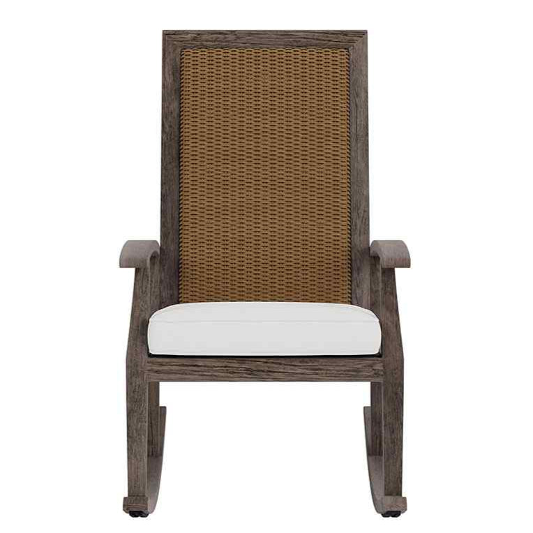 Frontier High Back Porch Outdoor Rocker-Outdoor Accent Chairs-Lloyd Flanders-LOOMLAN