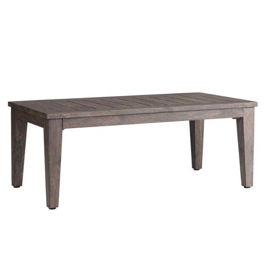 Lloyd Flanders Frontier Rectangular Outdoor Cocktail Table