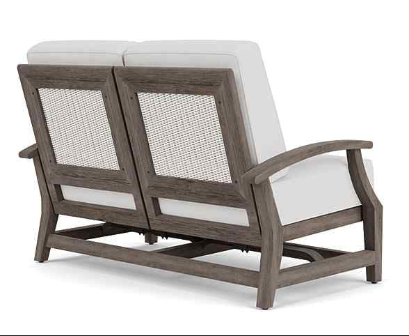 Lloyd Flanders Frontier Spring Rocker Outdoor Loveseat