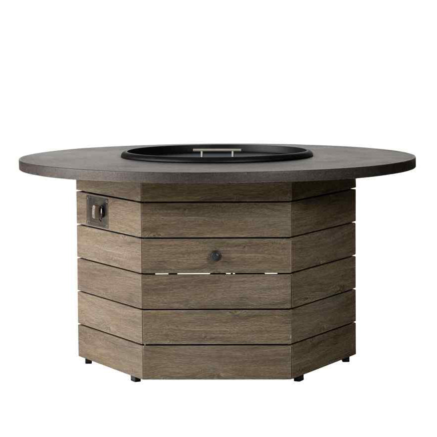 Lloyd Flanders Frontier Hexagonal Outdoor Fire Table