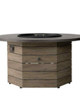 Lloyd Flanders Frontier Hexagonal Outdoor Fire Table