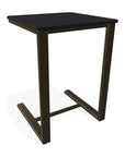 Telescope Marine Grade Polymer Top Table 17.5" Square Side Table