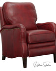 Regal Leather Power Push Button Recliner