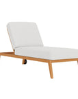 Lloyd Flanders Alpine Teak Wooden Outdoor Pool Chaise