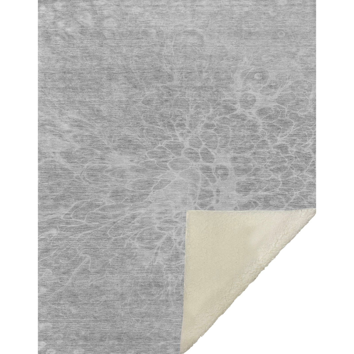 Fluid Drift Grey Washable Indoor-Outdoor Rug