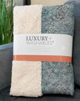 Vintage Teal Washable Indoor-Outdoor Rug