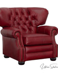 Motion Leather Power Push Button Recliner