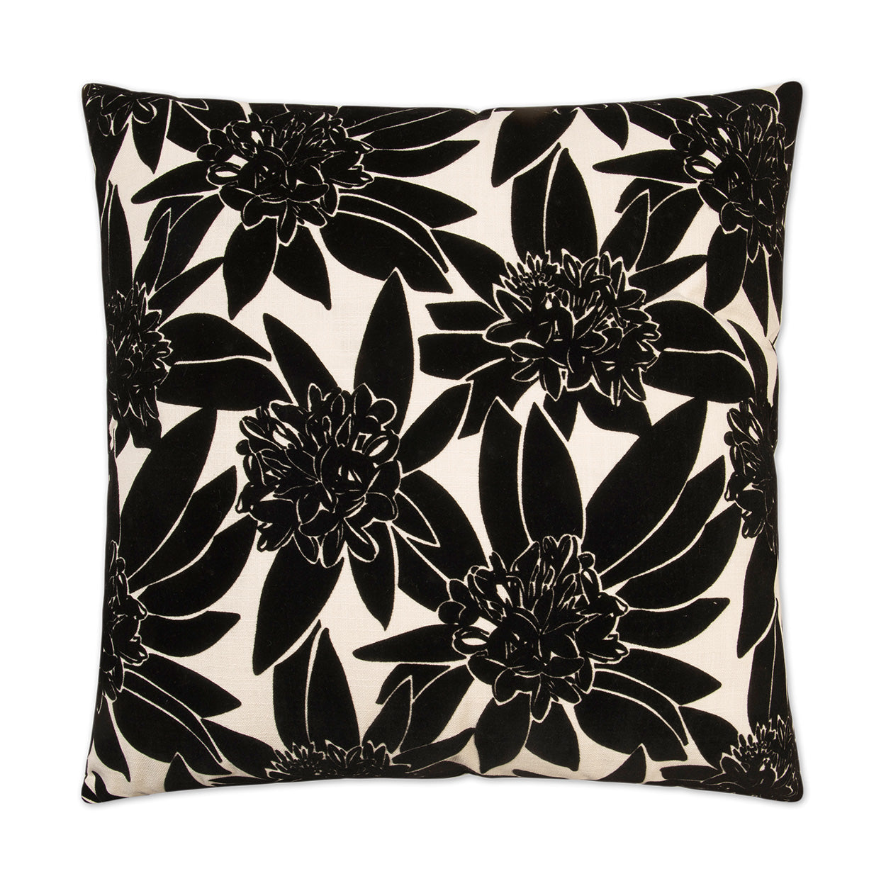 D.V. Kap Maui Black Throw Pillow With Insert