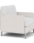 Elements Outdoor Lounge Chair with Loom Arms and Back