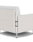 Elements Outdoor Lounge Chair with Loom Arms and Back