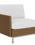 Elements Outdoor Lounge Chair with Loom Arm and Back