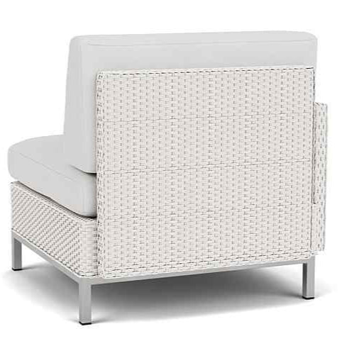 Elements Outdoor Lounge Chair with Loom Arm and Back