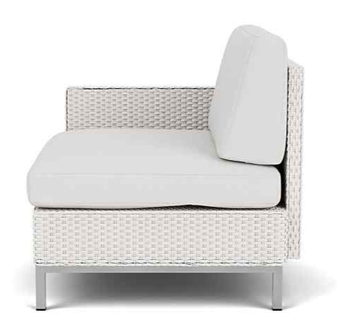 Elements Outdoor Lounge Chair with Loom Arm and Back