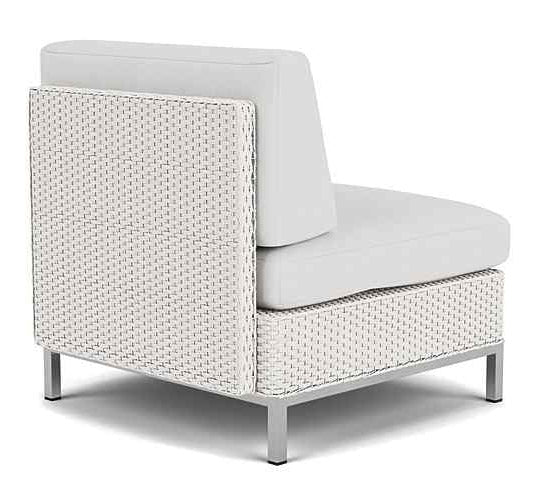 Elements Outdoor Lounge Chair with Loom Arm and Back