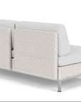Elements Outdoor Settee with Loom Arm and Back