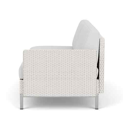 Elements Outdoor Settee with Loom Arm and Back