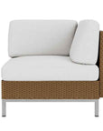 Elements Outdoor Corner Sectional with Loom Back