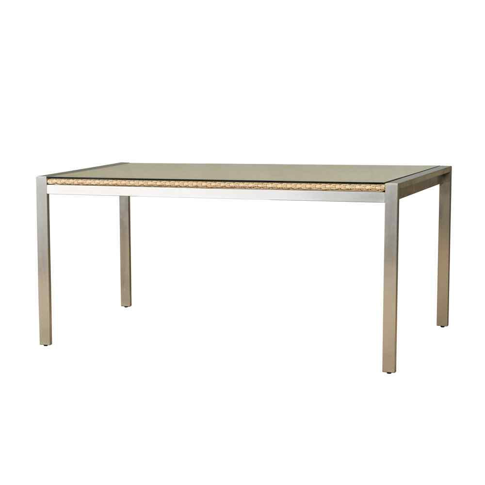 Elements Wicker Rectangular Outdoor Dining Table