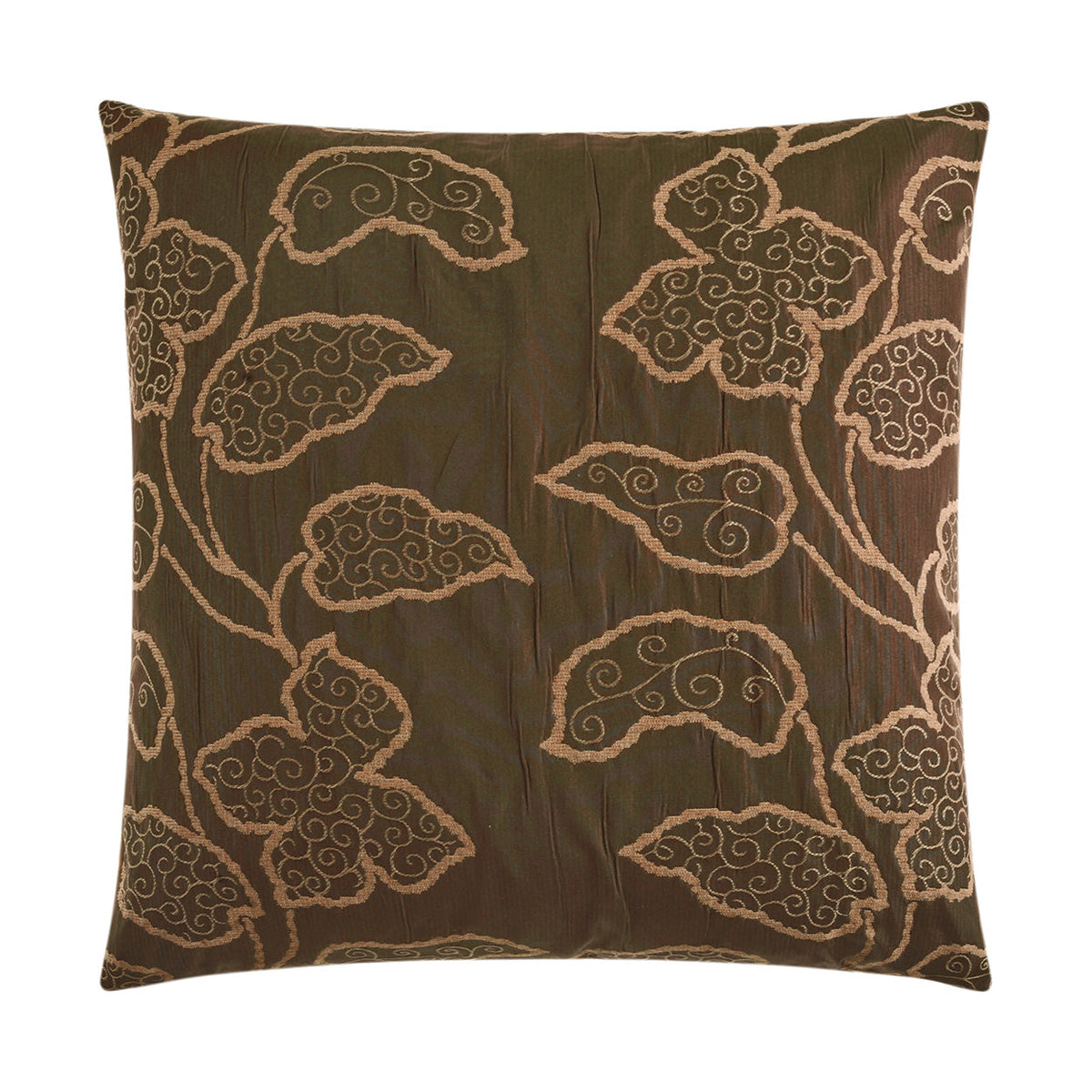 D.V. Kap Lyric Chocolate Brown Throw Pillow With Insert