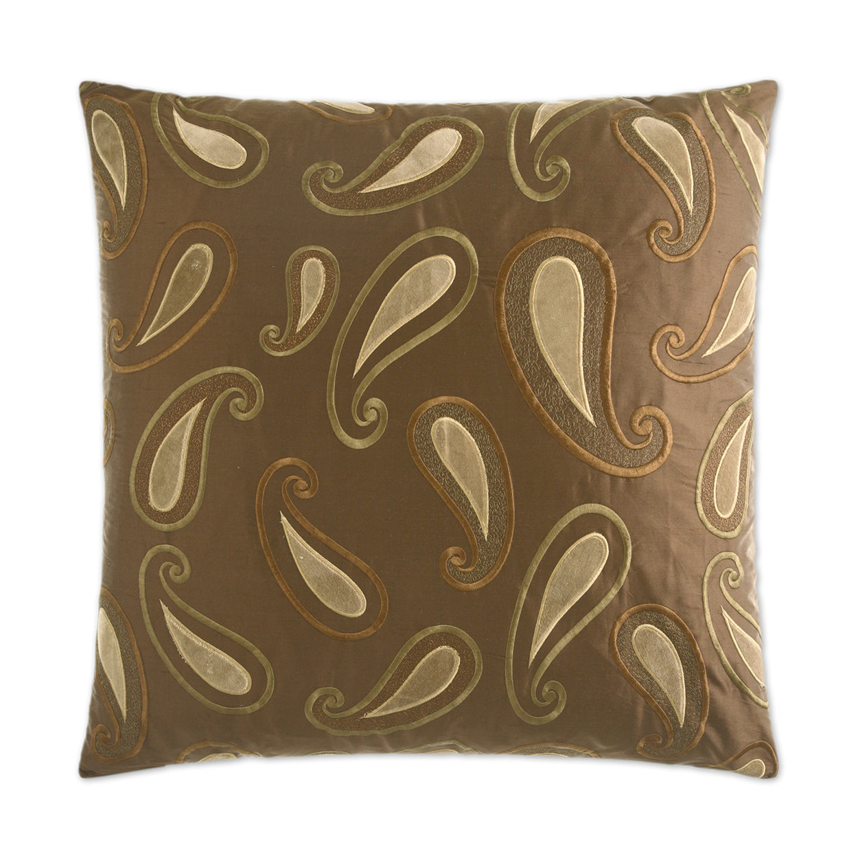 D.V. Kap Terme Brown Throw Pillow With Insert