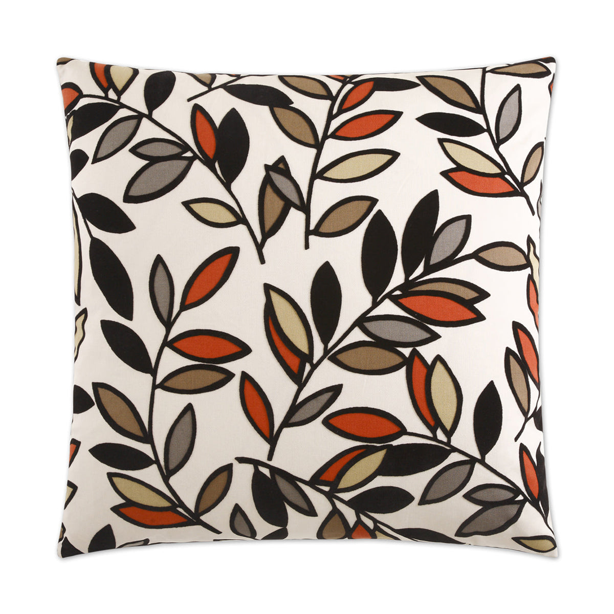 D.V. Kap Kirby Ebony Multi Color Throw Pillow With Insert