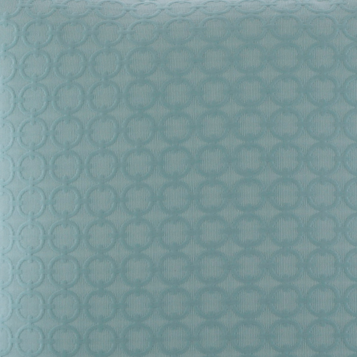 D.V. Kap Full Circle Aqua Blue Throw Pillow With Insert