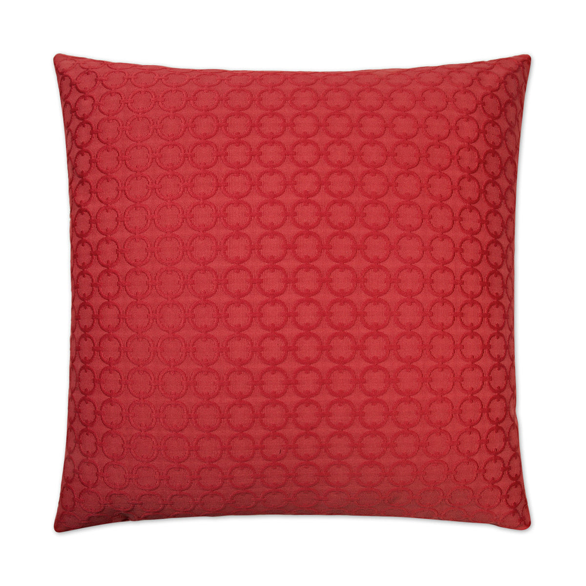 D.V. Kap Full Circle Red Throw Pillow With Insert