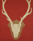 D.V. Kap Uncle Buck Red Throw Pillow With Insert